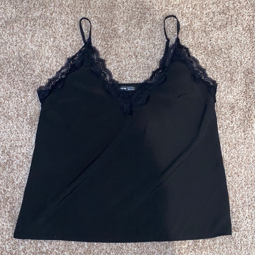 SHEIN Laced Trim Cami